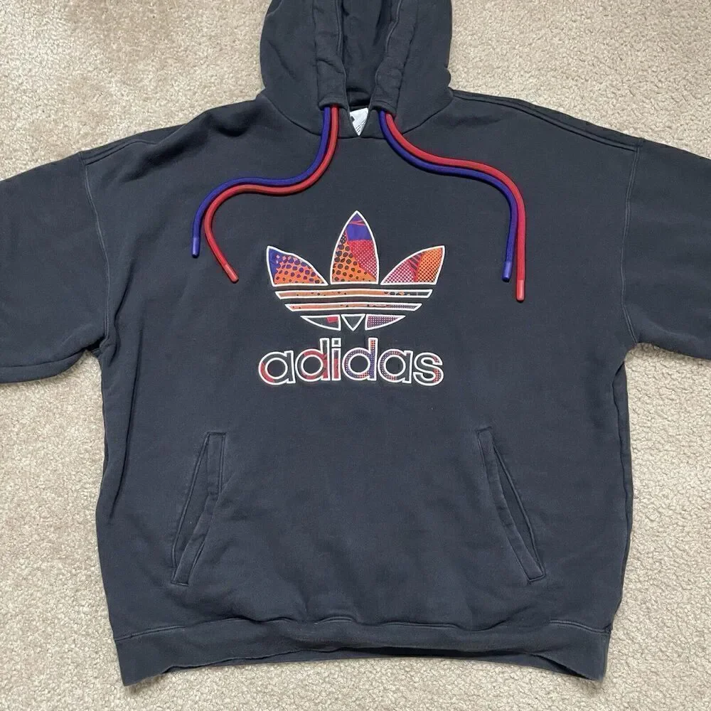 adidas Originals Men's Chinese Lunar New Year Graphic Hoodie LNY CNY Medium